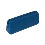 Sztućce ze stali nierdzewnej z etui na zamek - Blue / Citron
