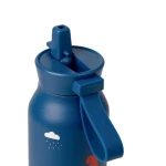 Butelka termiczna ze stali nierdzewnej 500ml - Blue Dino / Citron