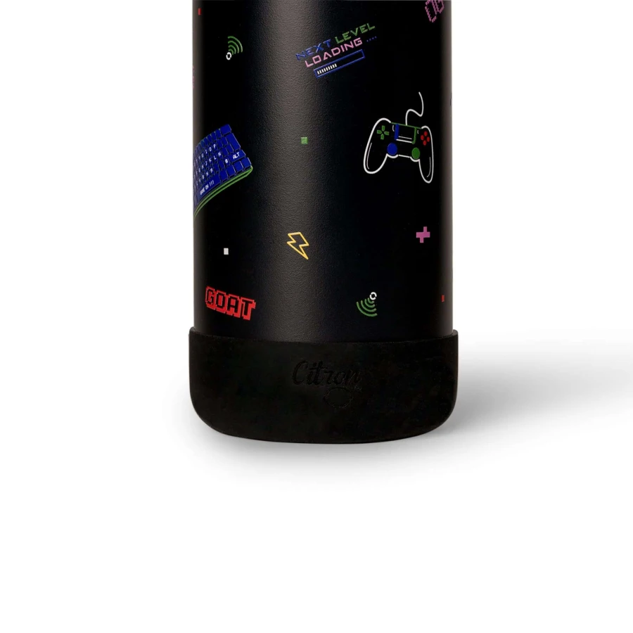 Butelka termiczna ze stali nierdzewnej 750ml - Gaming / Citron