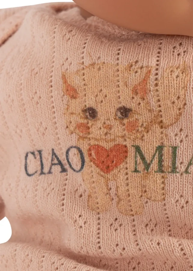 Lalka Cattie z nosidełkiem - ciao miao rose / Konges slojd