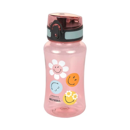 Butelka, bidon tritanowy SmileyWorld® dusty rose, 420ml / Lassig