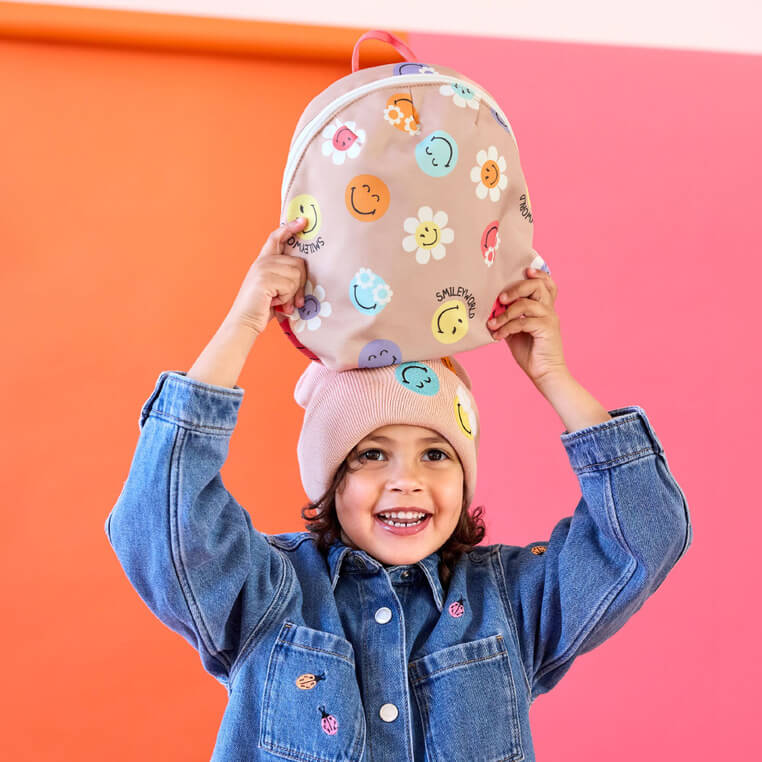 Plecak mini SmileyWorld® dusty rose / Lassig