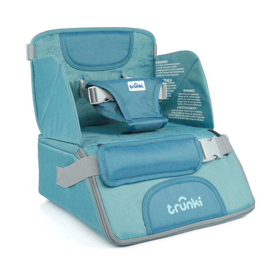 Przenośne krzesełko podwyższające Trunki - niebieskie / Trunki