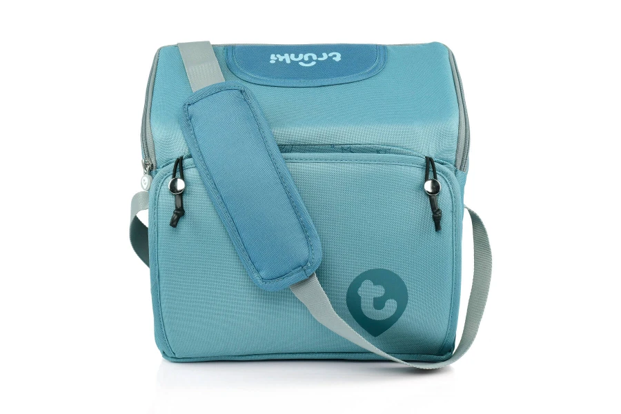 Przenośne krzesełko podwyższające Trunki - niebieskie / Trunki