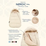 Śpiworek do wózka NORDIC Baby BROWN / La Millou