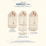 Śpiworek do wózka NORDIC Combo BEIGE / La Millou