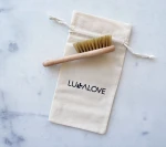 Szczotka na ciemieniuchę z myjką - konie / Lullalove