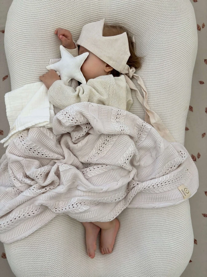 Koc bambusowy DREAMY - sunny beige / YOSOY