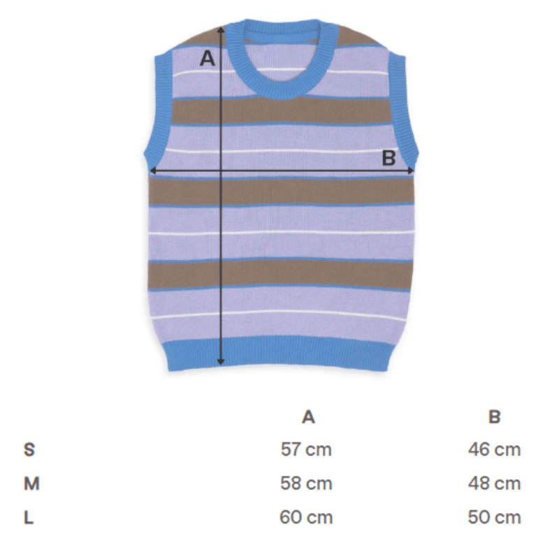 Kamizelka unisex - kopenhagen stripes / Happymess