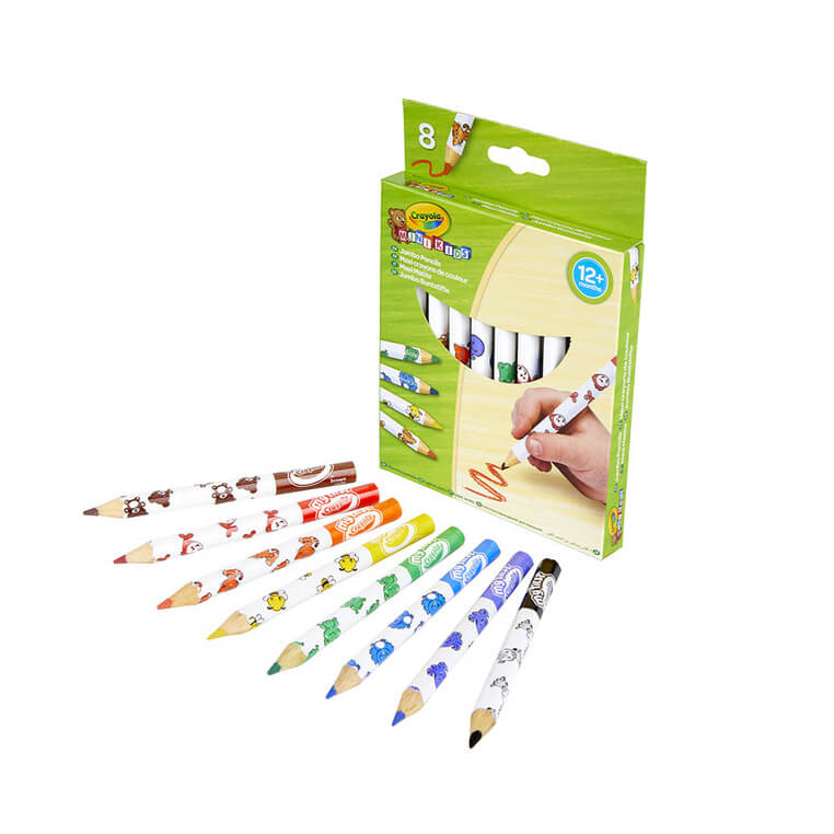 Kredki ołówkowe grube Jumbo Mini Kids 8szt. / Crayola 