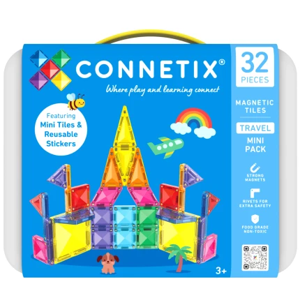 Klocki magnetyczne podróżne Travel Mini Pack 32 el. / Connetix