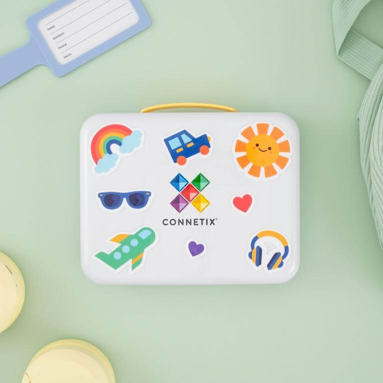 Klocki magnetyczne podróżne Travel Mini Pack 32 el. / Connetix