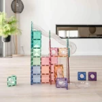 Klocki magnetyczne kulodrom Pastel Ball Run Expansion Pack 80 el. / Connetix