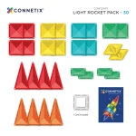 Klocki magnetyczne rakieta Light Rocket Pack 30 el. / Connetix