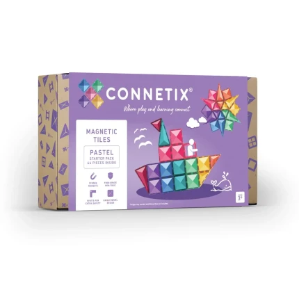 Klocki magnetyczne Pastel Starter Pack 64 el. / Connetix