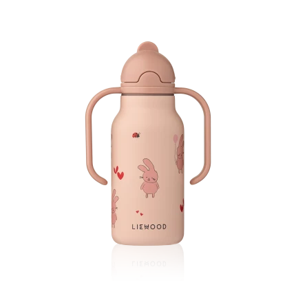 Butelka ze stali nierdzewnej Kimmie, 250ml - Wild child, Rosey / Liewood