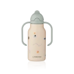 Butelka ze stali nierdzewnej Kimmie, 250ml - Flying, Sandy / Liewood