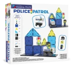 USZKODZONE OPAKOWANIE: Klocki magnetyczne Patrol Policji 20 el. / Magna-Tiles