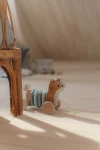 BRAK OPAKOWANIA: Drewniany lisek do ciągnięcia Forest Friends FSC / Little Dutch