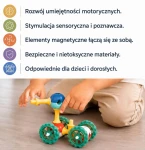 Magnetyczne klocki konstrukcyjne 3D - Primary Universe, 30 elementów / KUB Planet