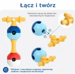Magnetyczne klocki konstrukcyjne 3D - Primary Universe, 30 elementów / KUB Planet