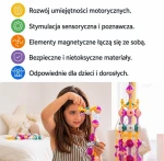 Magnetyczne klocki konstrukcyjne 3D - Cosmic Soft, 55 elementów / KUB Planet