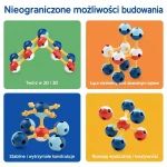Magnetyczne klocki konstrukcyjne 3D - Interstellar Navy, 90 elementów / KUB Planet