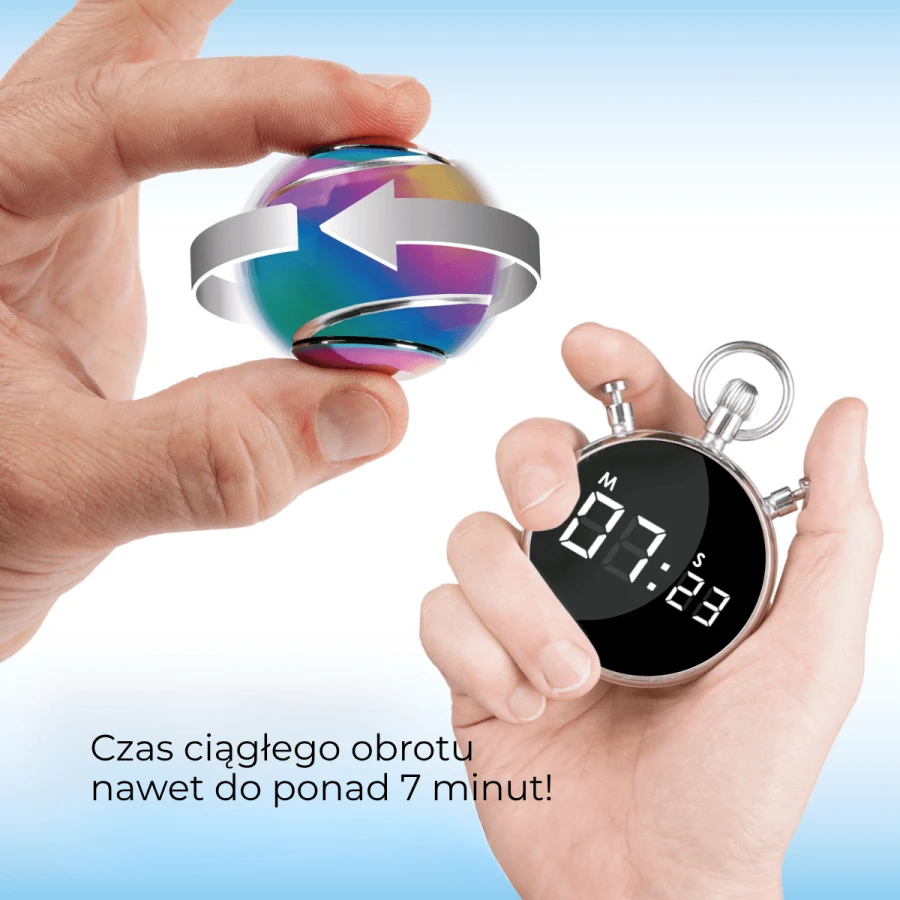 Fidget Spinner, Spin Ball - Niebieski / Bopster