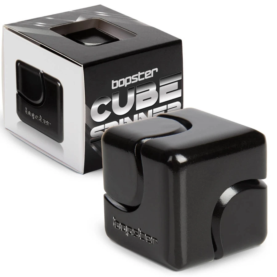 Fidget Cube Spinner - Czarny / Bopster