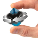 Fidget Cube Spinner - Czarny, Niebieski / Bopster