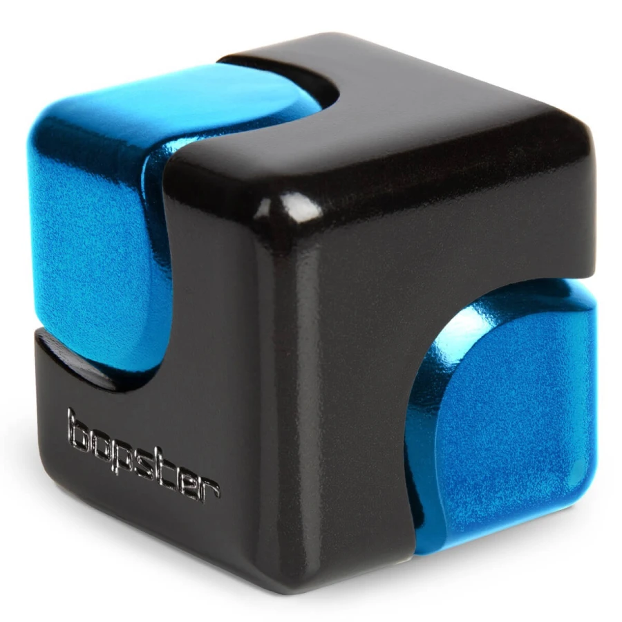 Fidget Cube Spinner - Czarny, Niebieski / Bopster