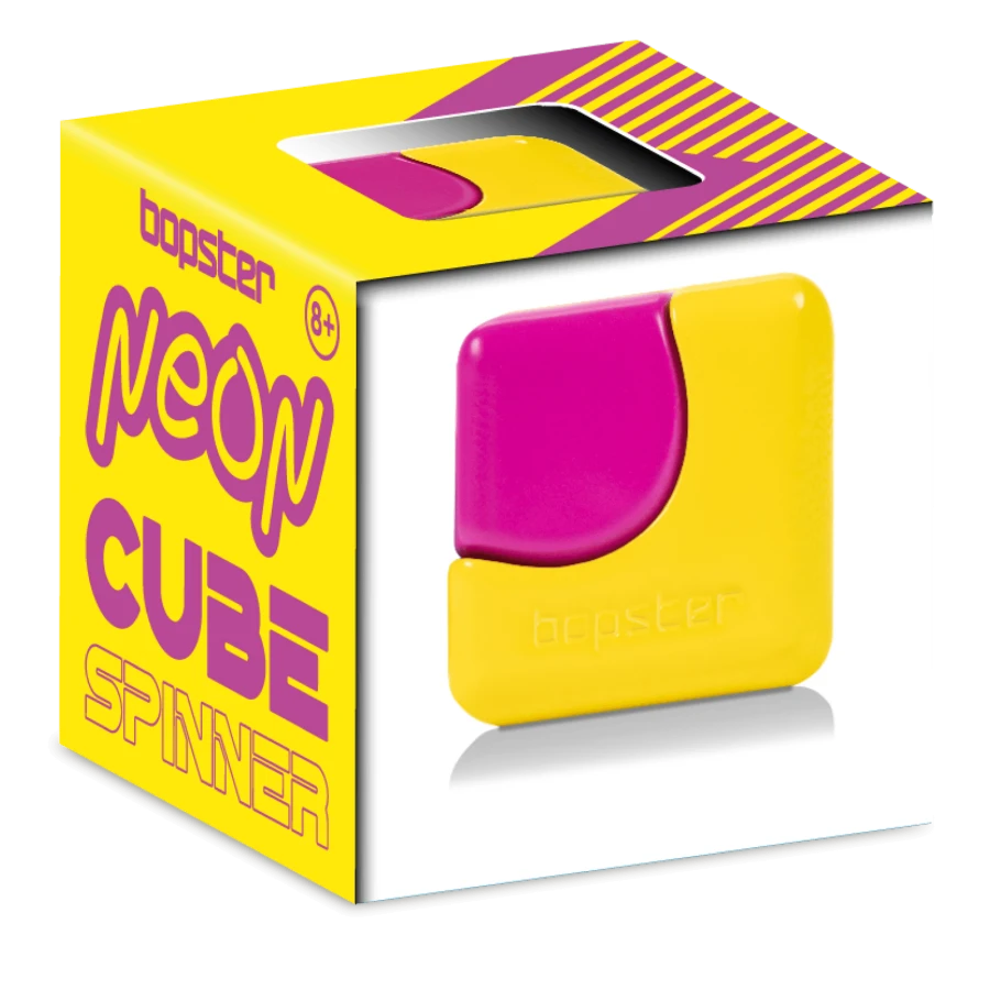 Fidget Cube Spinner NEON, różne kolory / Bopster