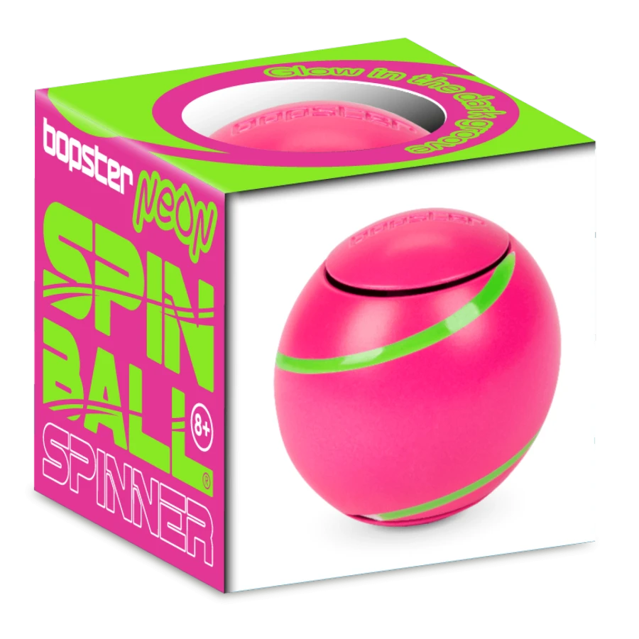 Fidget Spinner, Spin Ball NEON, różne kolory / Bopster