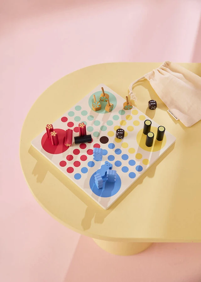 Gra planszowa Ludo szwedzkie słodycze / Kids concept