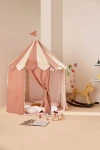 Namiot, pawilon w paski - dusty brown / Kids Concept