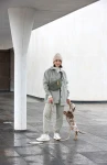 Torebka nerka na smakołyki dla psa Emma - dark olive / Palopa