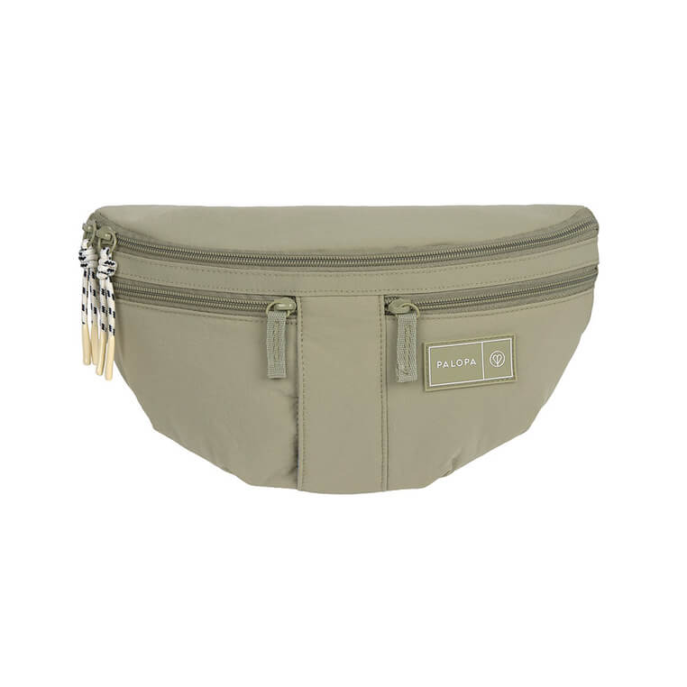 Torebka nerka na smakołyki dla psa Emma crinkled nylon - pale olive / Palopa