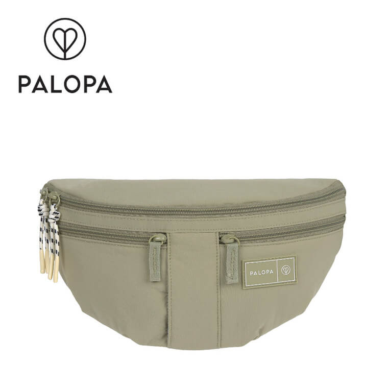 Torebka nerka na smakołyki dla psa Emma crinkled nylon - pale olive / Palopa