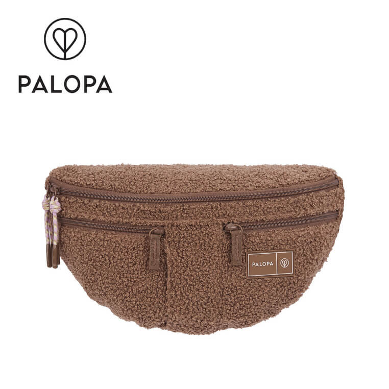 Torebka nerka na smakołyki dla psa Emma teddy-fleece, Edycja limitowana - brown / Palopa