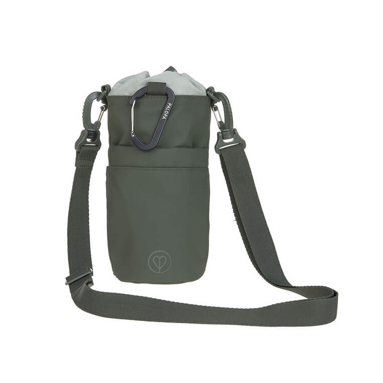 Torebka saszetka na butelkę i smakołyki 2w1 Boudi - dark olive / Palopa