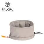 Miska turystyczna dla psa składana Tura - taupe / Palopa