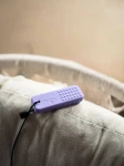 Gryzak terapeutyczny, antystresowy naszyjnik FIRM - BLOCK PENDANT PURPLE / Jellystone