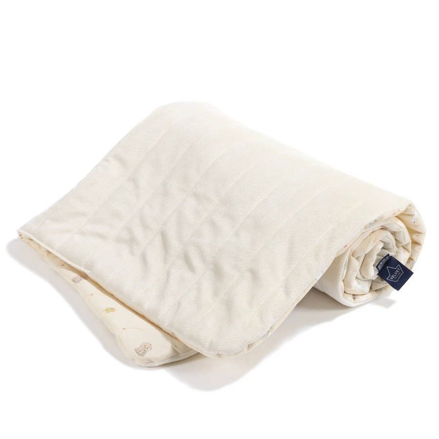 Ciepły Koc Velvet - BEBE MIGNON VANILLA / La Millou