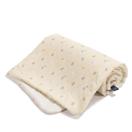 Duży ciepły Koc Velvet - BEBE MIGNON VANILLA / La Milou