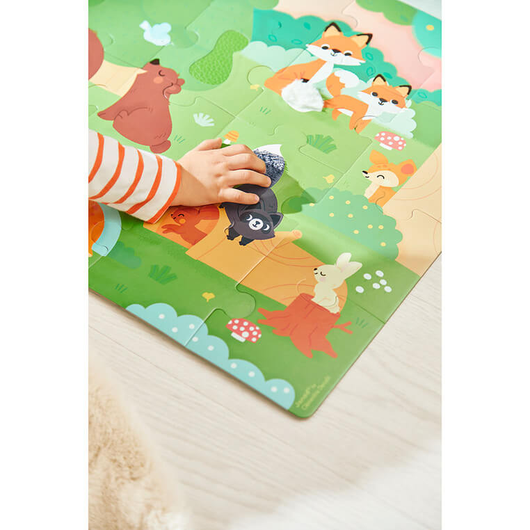 Puzzle sensoryczne Las 20 el. 2+ / Janod