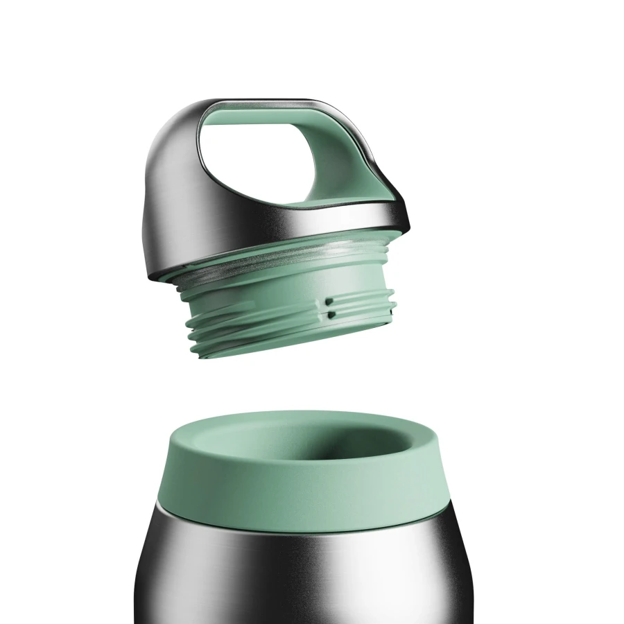 Butelka termiczna PRIMO Roam Twist Triple Ceramic Wall, 360ml - Surf Green / ION8