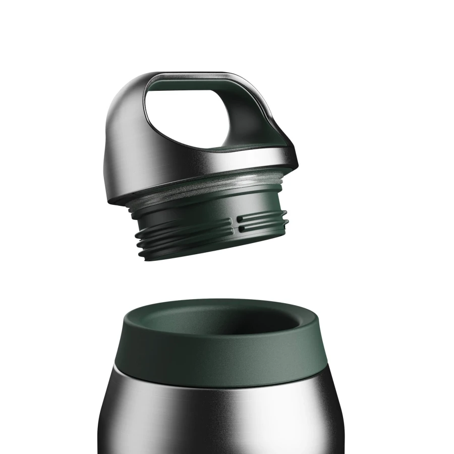 Butelka termiczna PRIMO Roam Twist Triple Ceramic Wall, 360ml - Forest Dark Green / ION8