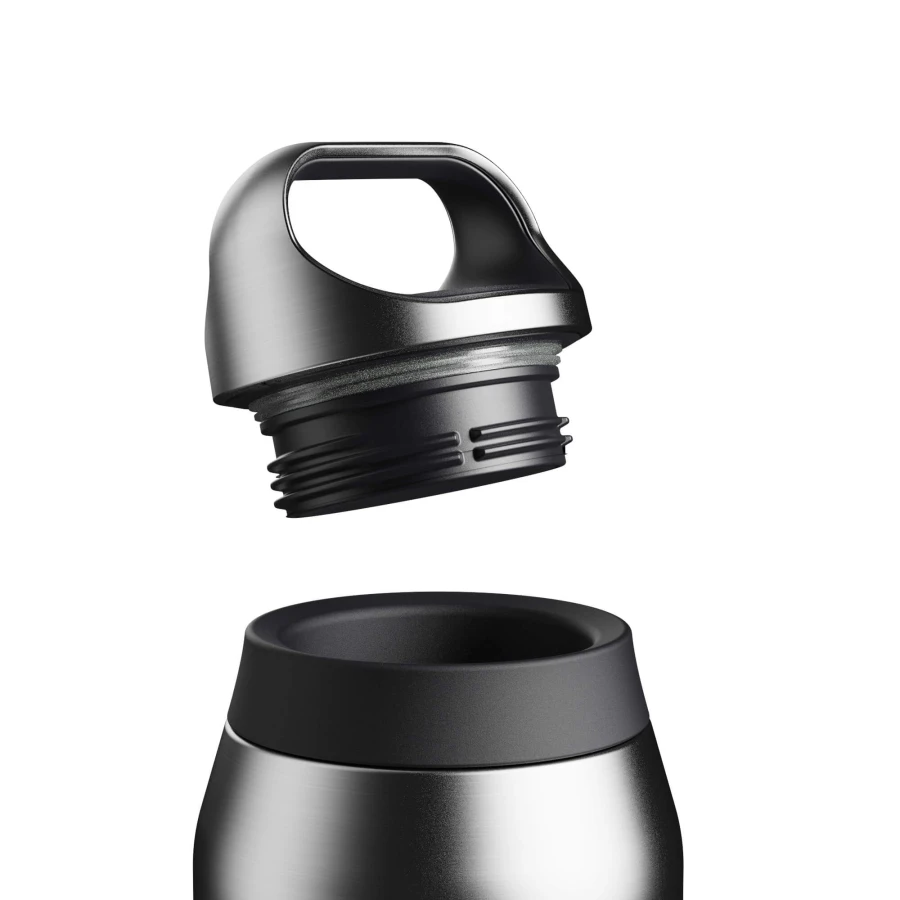 Butelka termiczna PRIMO Roam Twist Triple Ceramic Wall, 360ml - Panther Black / ION8