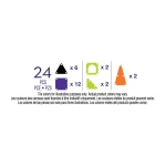 Klocki Magnetyczne Travel Spooky 24 el. / Magna-Tiles