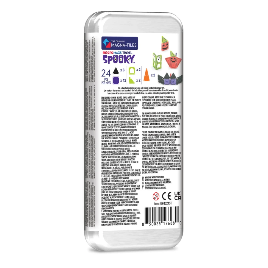 Klocki Magnetyczne Travel Spooky 24 el. / Magna-Tiles